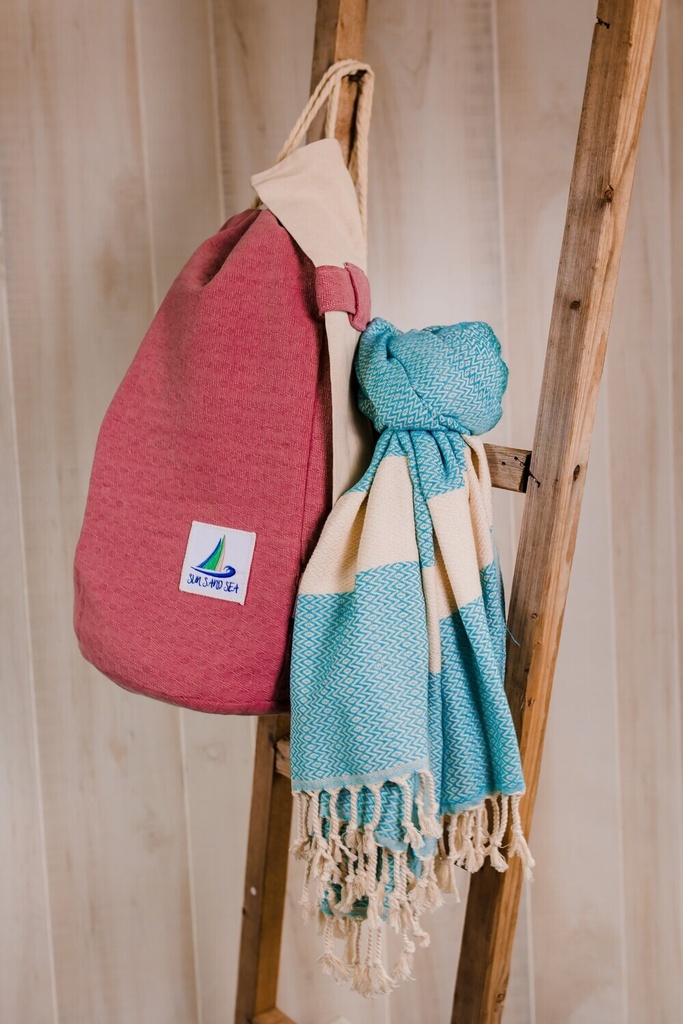 Tropical Cruise Blue Towel